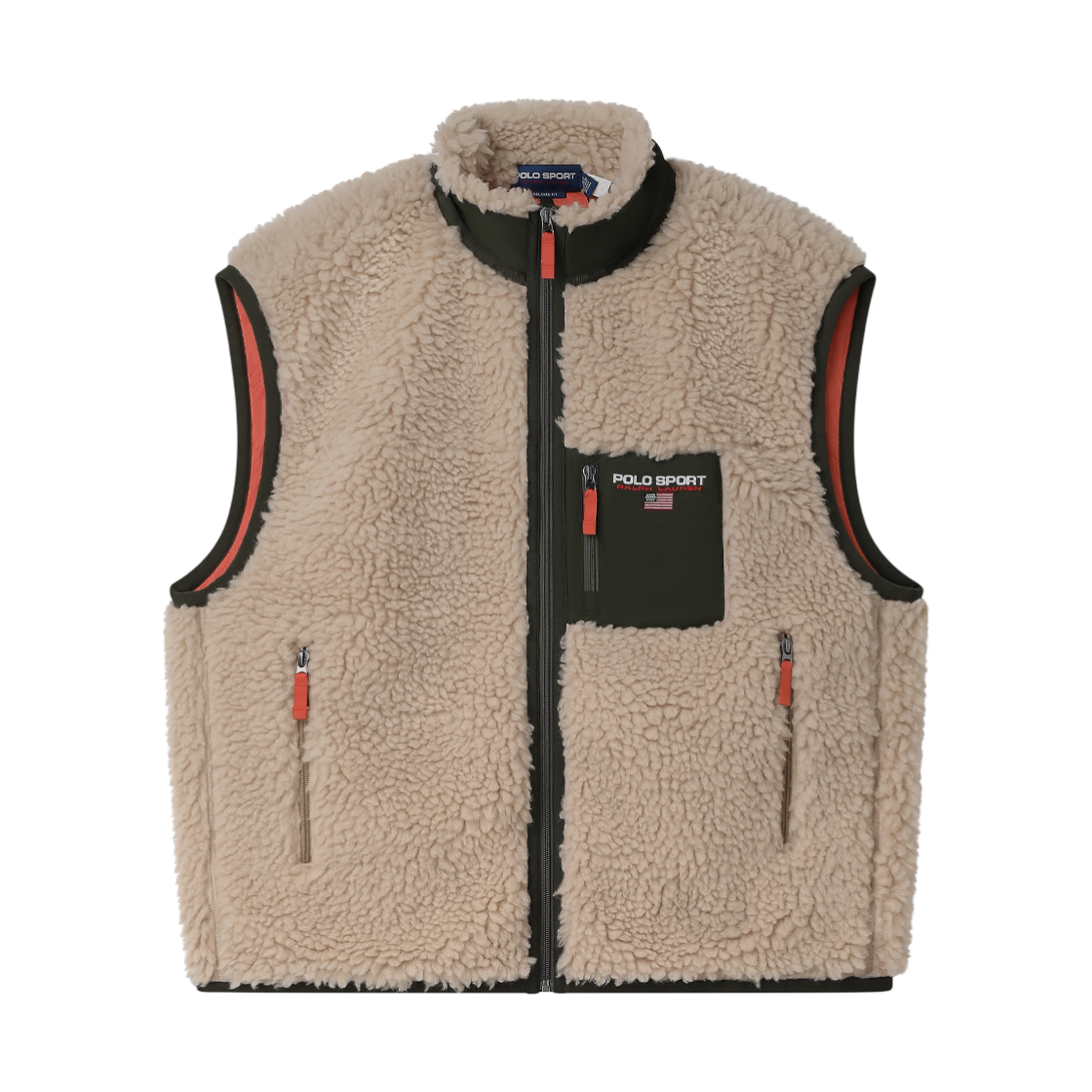 [15% 적립] 폴로 랄프 로렌 릴렉스핏 폴로 스포츠 베스트 클래식 탄 멀티 - 26FW([15% 적립] Polo Ralph Lauren Relax Fit Polo Sport Vest Classic Tan Multi - 26FW)