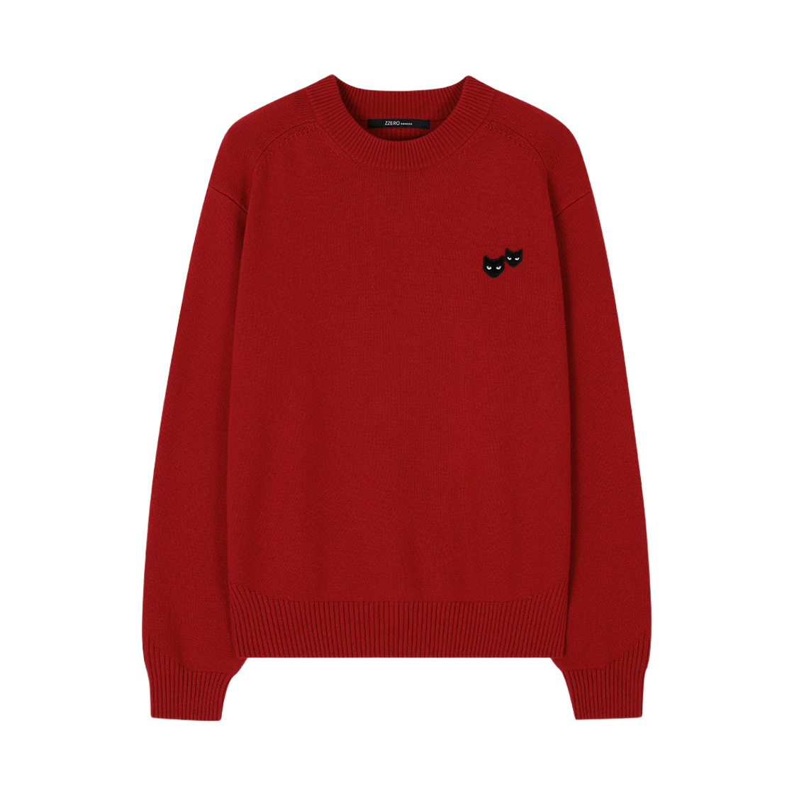 SI5KT801RD SONGZIO ZZERO Cashmere Blend Round Neck Knit Red