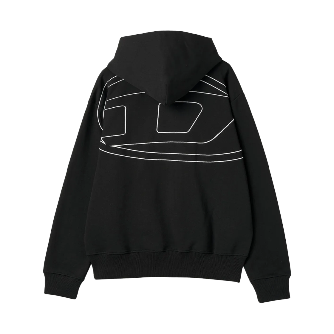 A113040GYCJ 9XX [25% 쿠폰] Diesel S-Macs-Hood-Megoval-D Hoodie Black
