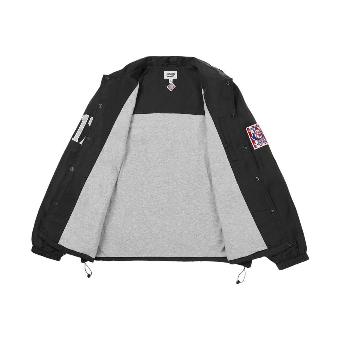 팔라스 x 이벳 필드 플란넬 뉴욕 쿠반스 코치 자켓 블랙 - 26FW(Palace x Ebbets Field Flannels New York Cubans Coach Jacket Black - 26FW) - 2