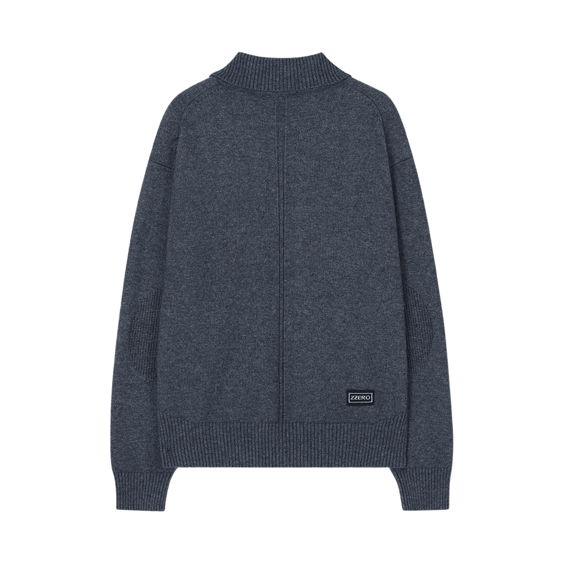 송지오 지제로 캐시미어 블렌드 하이넥 집업 다크 그레이(SONGZIO ZZERO Cashmere Blend High Neck Zip Up Dark Grey) - 2