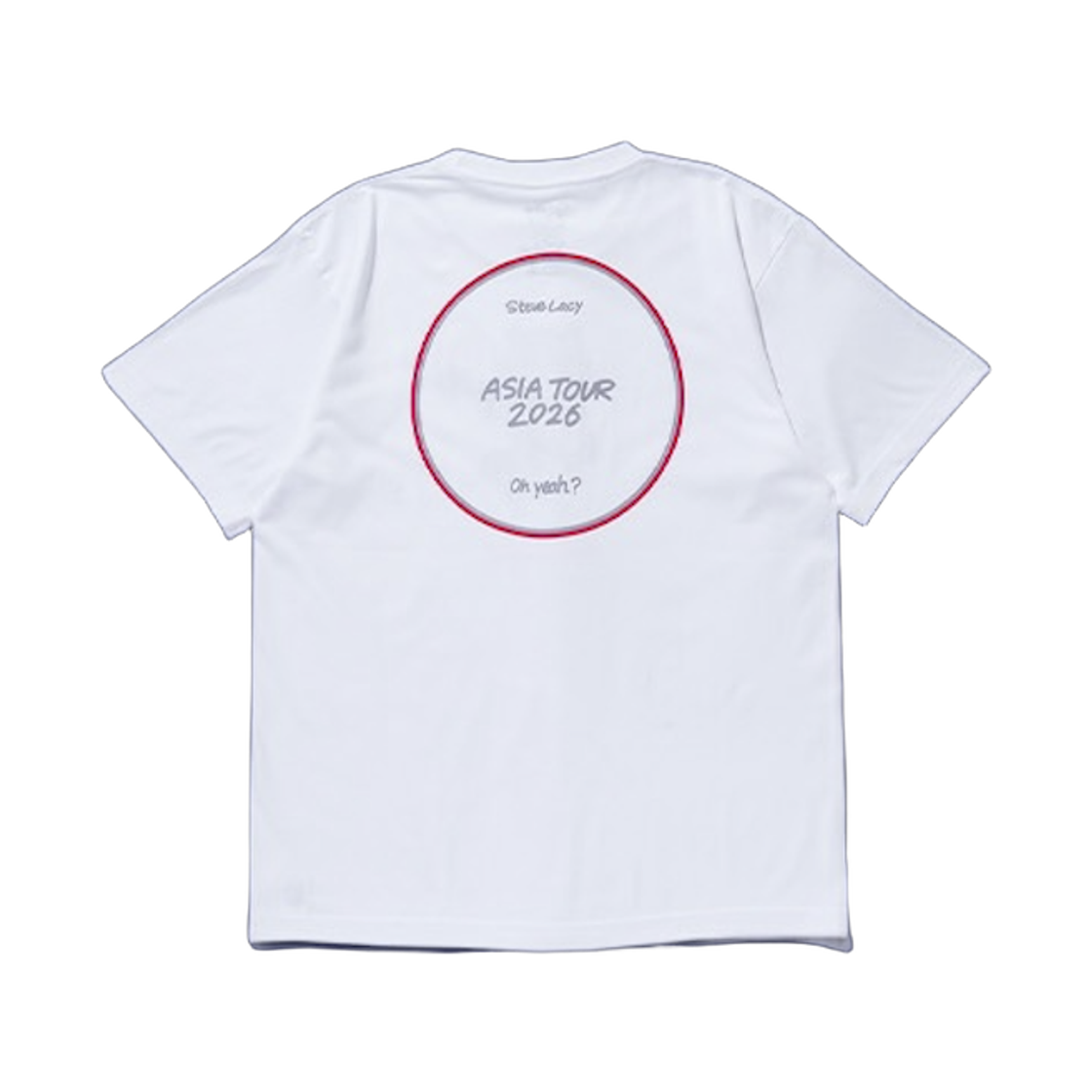 스티브 레이시 x 베르디 아시아 투어 2026 티셔츠 화이트(Steve Lacy x Verdy Asia Tour 2026 T-Shirt White) - 2