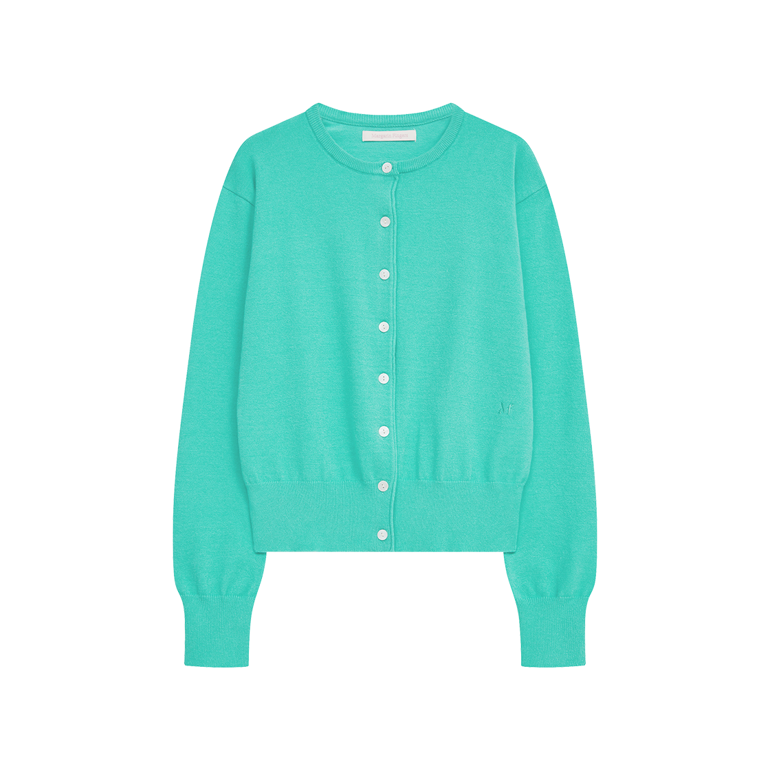 MF2678CD001MMTFR Margarin Fingers Basic Logo Cardigan Mint