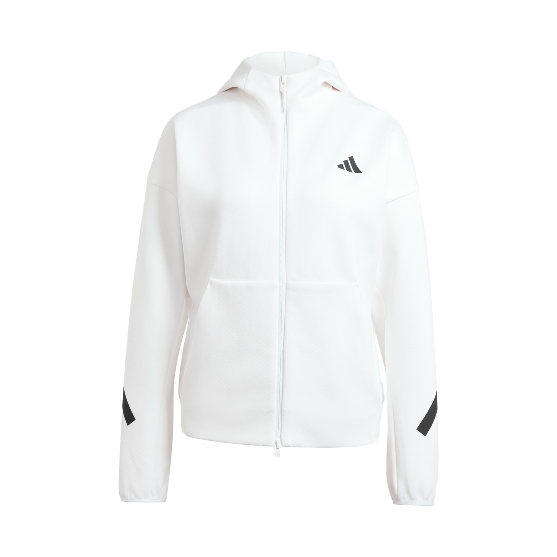 KF6326 (W) Adidas Z.N.E. Full Zipper Hoodie White - KR Sizing
