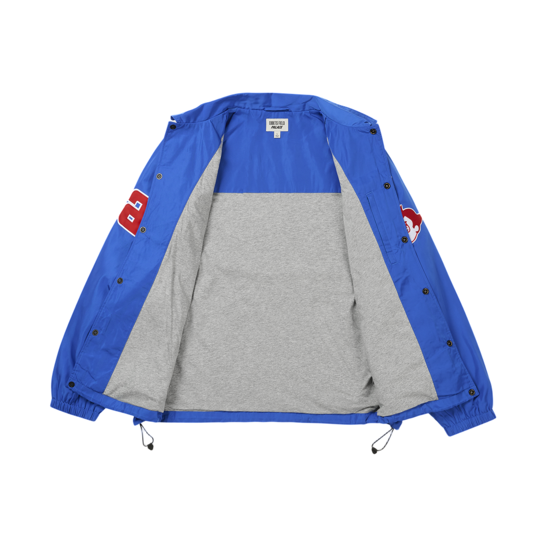 팔라스 x 이벳 필드 플란넬 산케이 아톰 코치 자켓 블루 - 26FW(Palace x Ebbets Field Flannels Sankei Atoms Coach Jacket Blue - 26FW) - 2