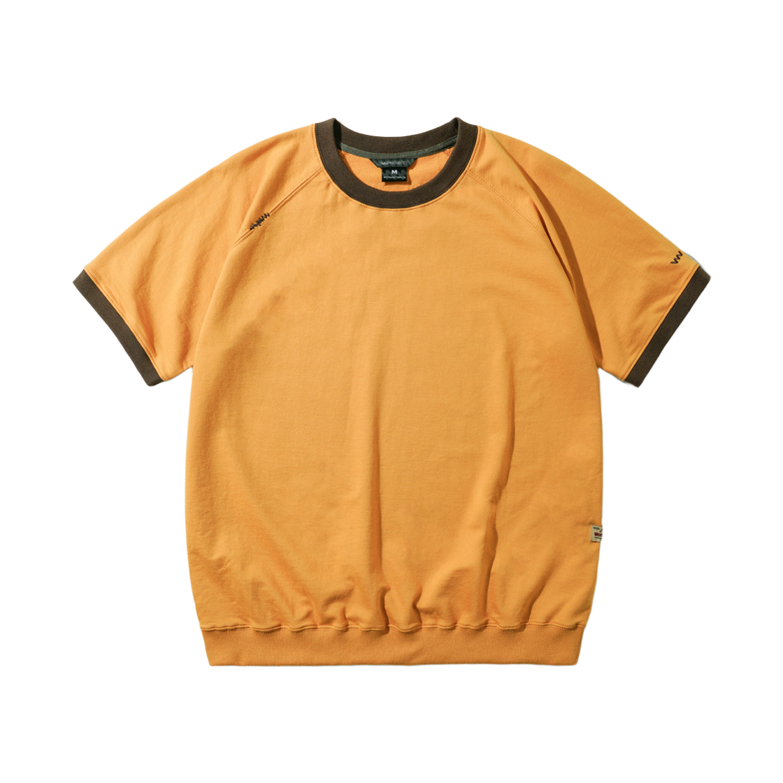 MJST7788_vintageyellow_29 WV PROJECT Colorblock Short Sleeve T-shirt Vintageyellow MJST7788