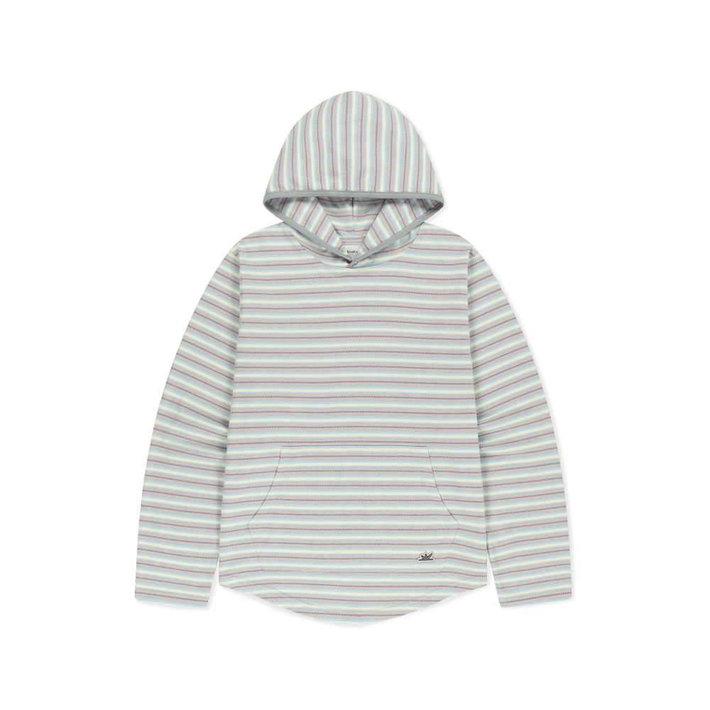 SL263TTSLT05TB [5% 적립] sunlovetour Dash Stripe Hooded LS Tee Light Blue