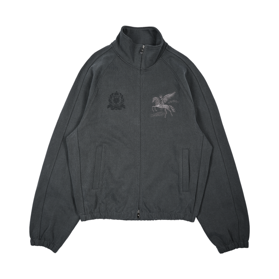 [트리플적립] 파코서플라이 폴링 엔젤 빈티지 트랙 자켓 차콜([트리플적립] PACOSPLY Falling Angel Vintage Track Jacket Charcoal)