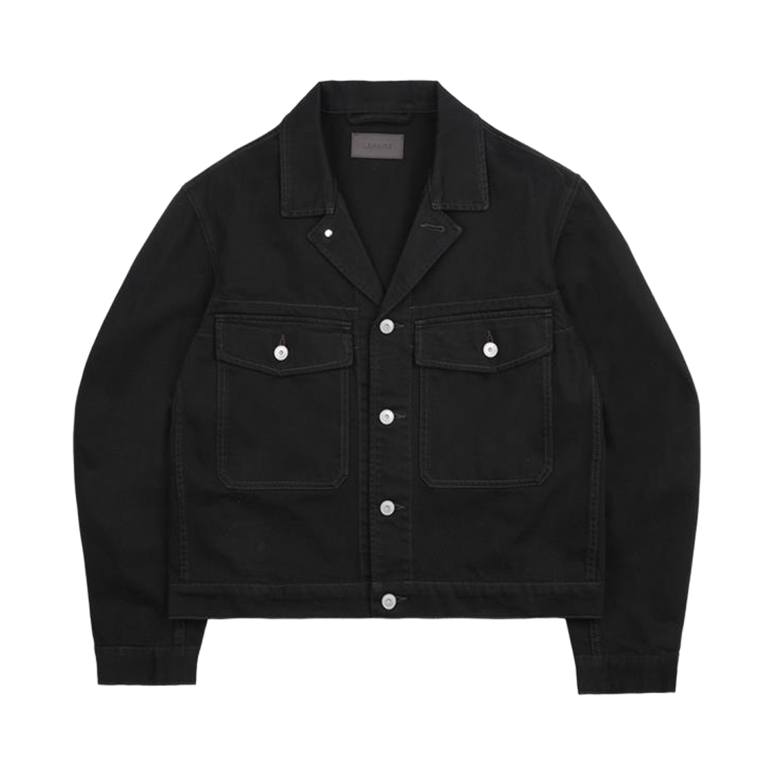 OW1188 LD1055 999 [25% 쿠폰] Lemaire Denim Trucker Jacket Black