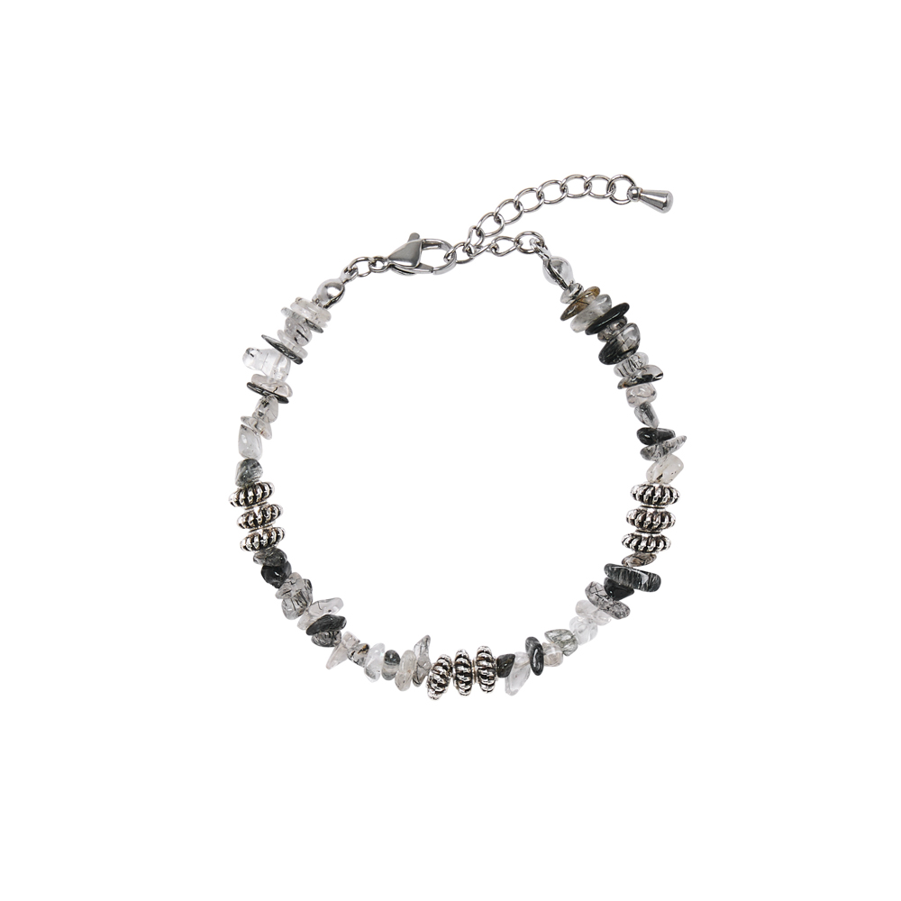 아모우 천연석 팔찌 쿠앤크(AMOU Natural Stone Bracelet Black & White) - 2