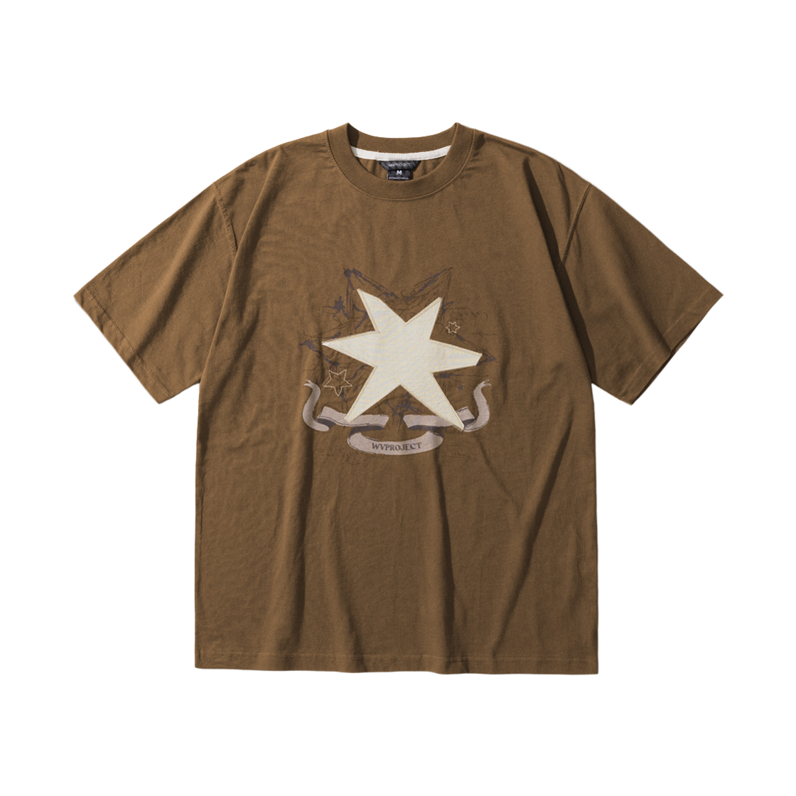 더블유브이프로젝트 세이버 스타 반팔티셔츠 브라운 JIST7862(WV PROJECT Saver Star Short Sleeve Brown JIST7862)