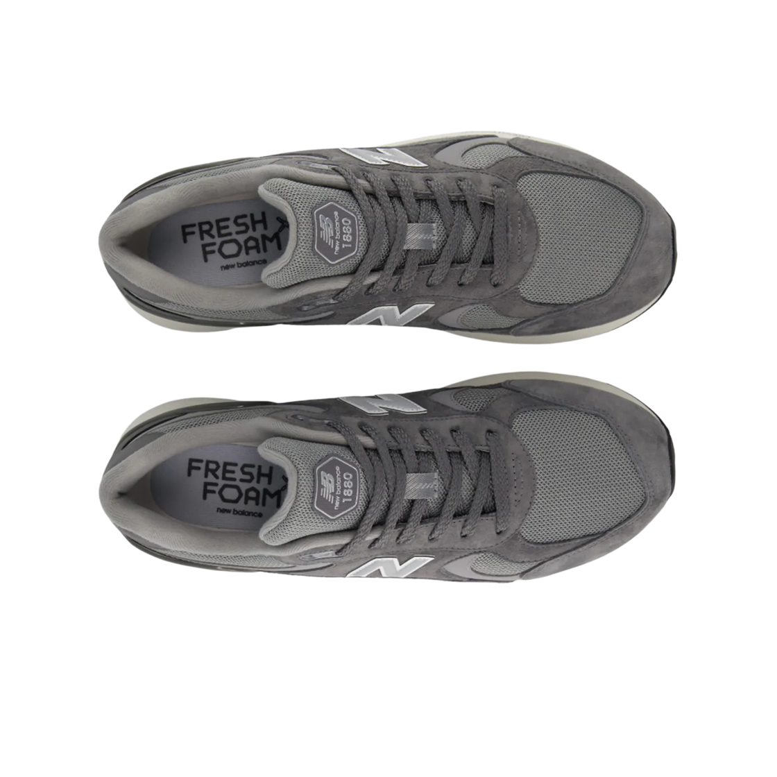 뉴발란스 프레쉬 폼 워킹 1880 v2 그레이 - 2E 와이드(New Balance Fresh Foam Walking 1880 v2 Gray - 2E Wide) - 2
