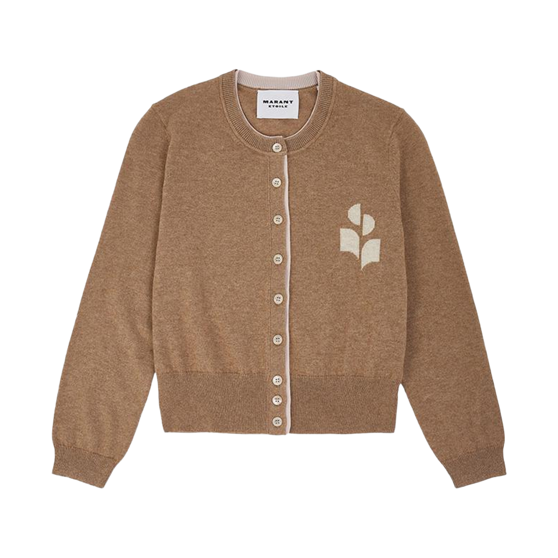 CA0163FA D1L16E CMLG [25% 쿠폰] (W) Isabel Marant Lona Cotton and Wool Cardigan Camel Light Grey - 26SS