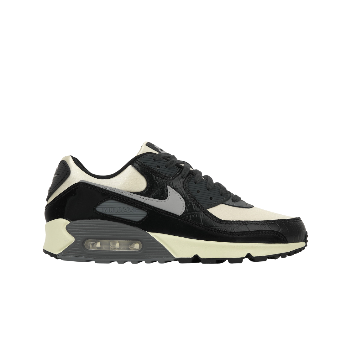 IO4468-100 Nike Air Max 90 QS Coconut Milk and Black