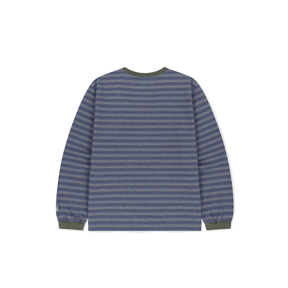 [5% 적립] 썬러브투어 대쉬 스트라이프 LS 티 네이비([5% 적립] sunlovetour Dash Stripe LS Tee Navy) - 2