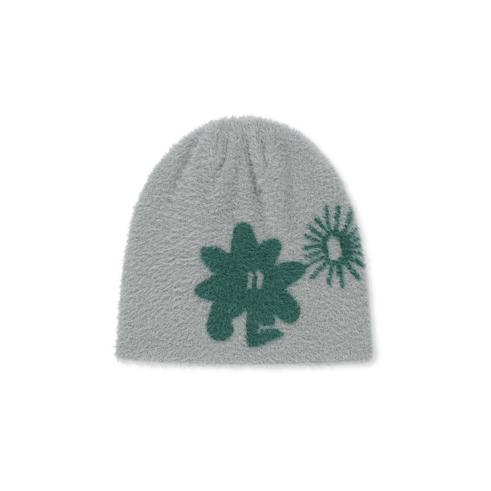 SLCO0KHWBE01GGN [5% 적립] sunlovetour Cali Shaggy Beanie Grey/Green