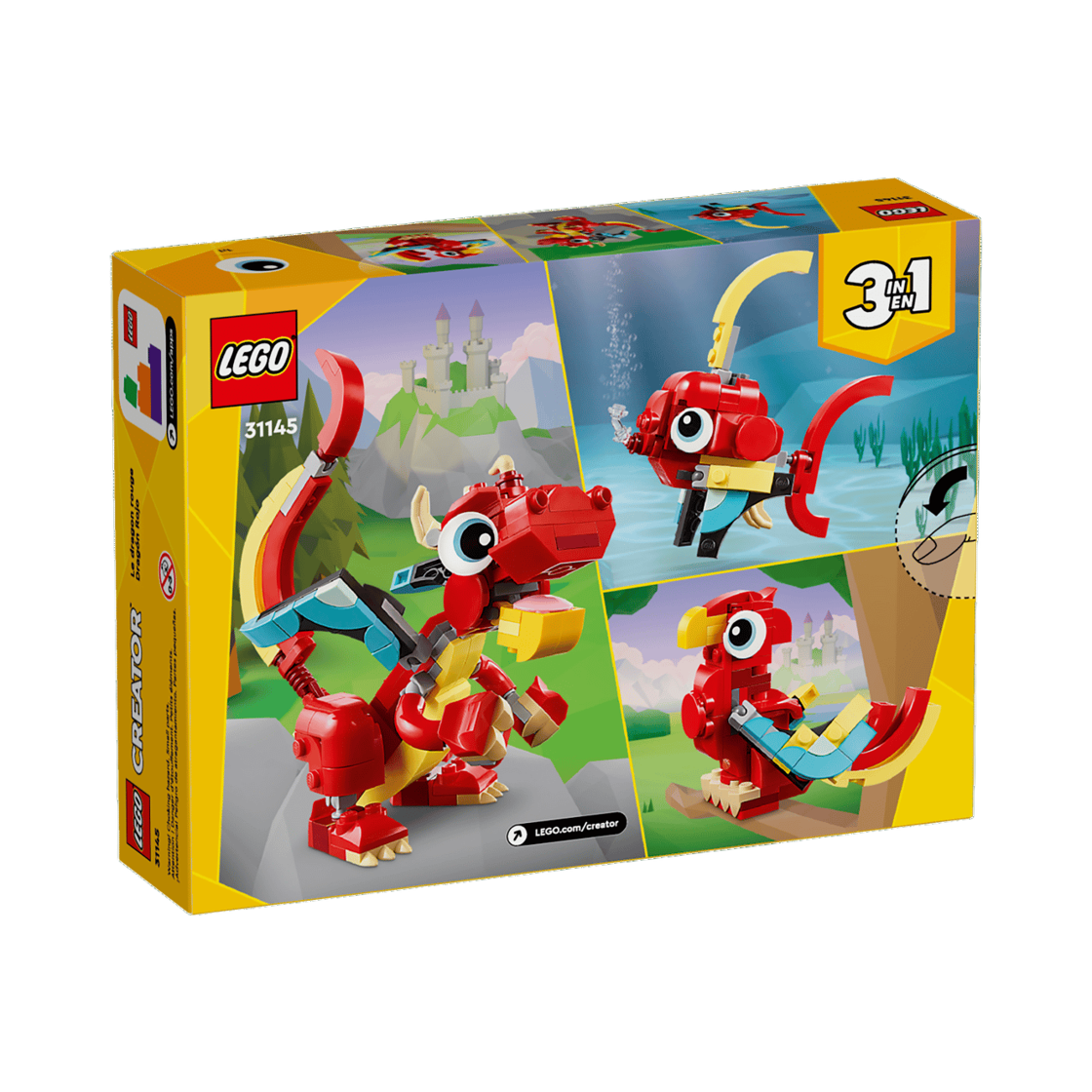 레고 크리에이터 3 in 1 빨간 드래곤(Lego Creator 3 in 1 C Red Dragon) - 2
