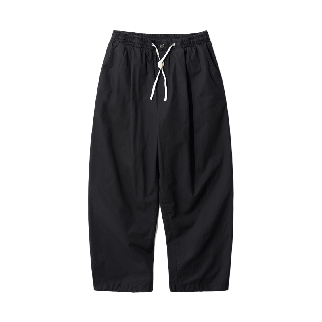 MJLP7786_black_29 WV PROJECT Gabardine Cotton Banding Pants Black MJLP7786