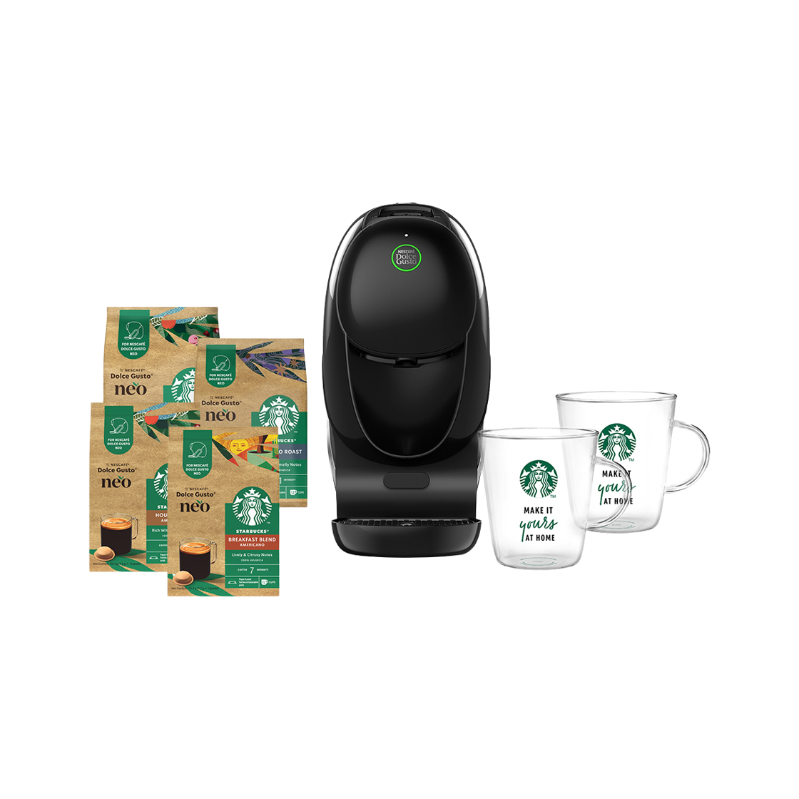 돌체구스토 캡슐 커피머신 네오 번들 블랙(DOICE-GUSTO Neo bundle Black)