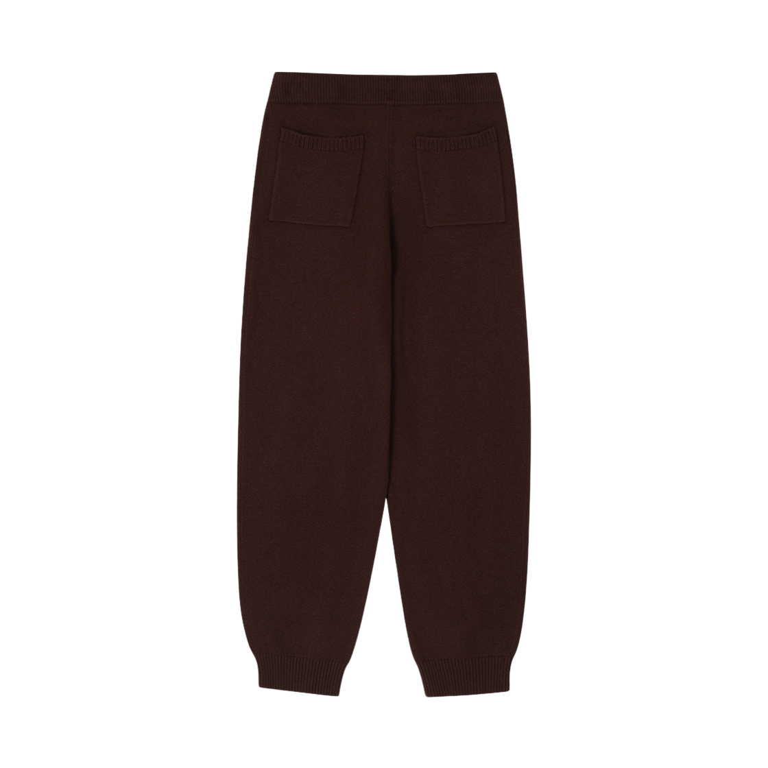 송지오 지제로 캐시미어 블렌드 커브드 니트 팬츠 브라운(SONGZIO ZZERO Cashmere Blend Curved Knit Pants Brown) - 2