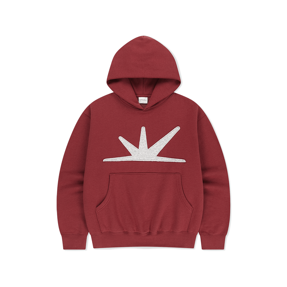 SLCO0TSWHO02BU [5% 적립] sunlovetour Daybreak Brushed Hoodie Burgundy