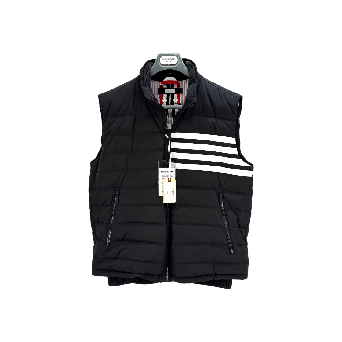 ITIK9MBFTHDV Thom Browne Diagonal Padded Vest MVD024X