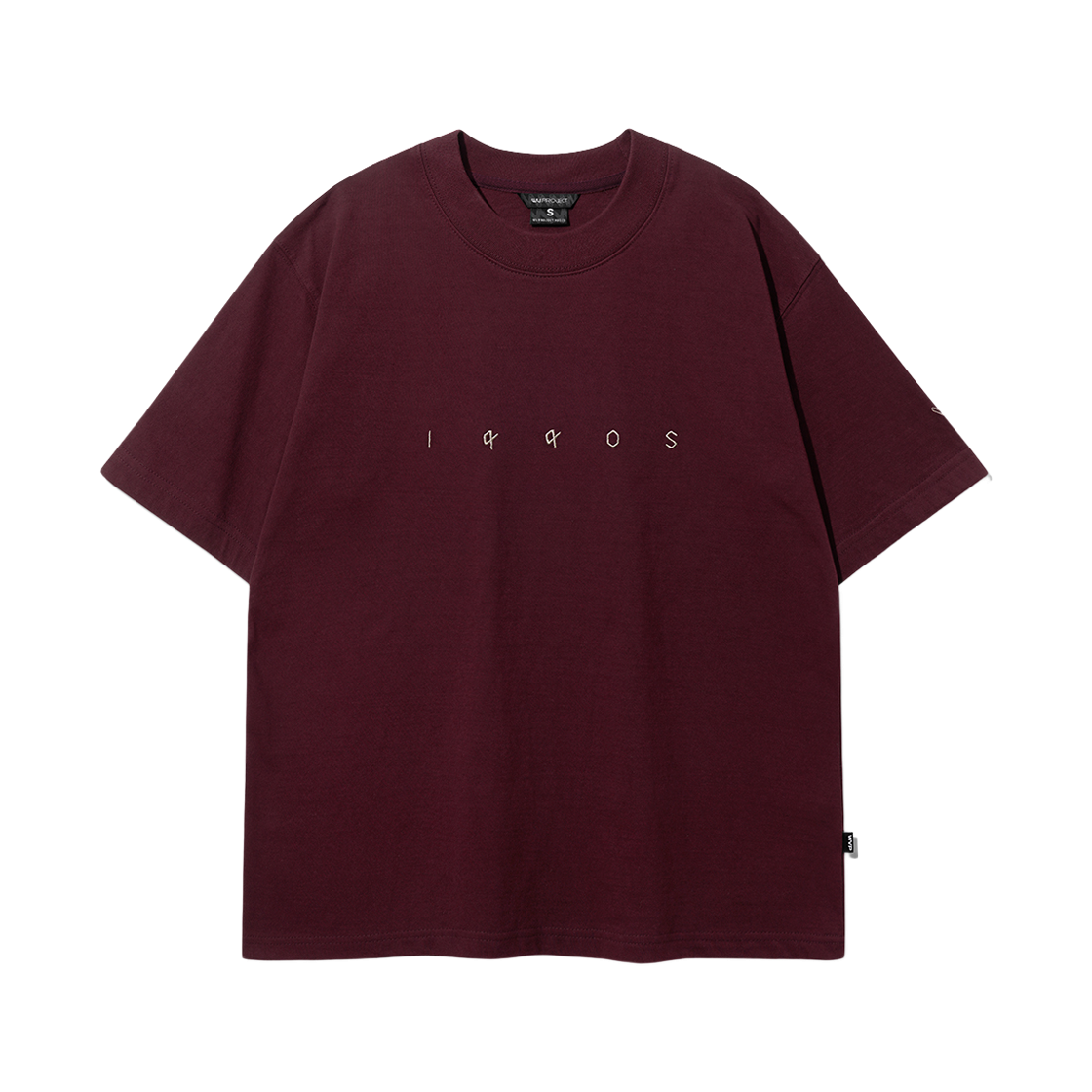 더블유브이프로젝트 픽시 반팔티셔츠 버건디 MJST7583(WV PROJECT Pixie 1/2 Sleeve T-shirts Burgundy MJST7583)