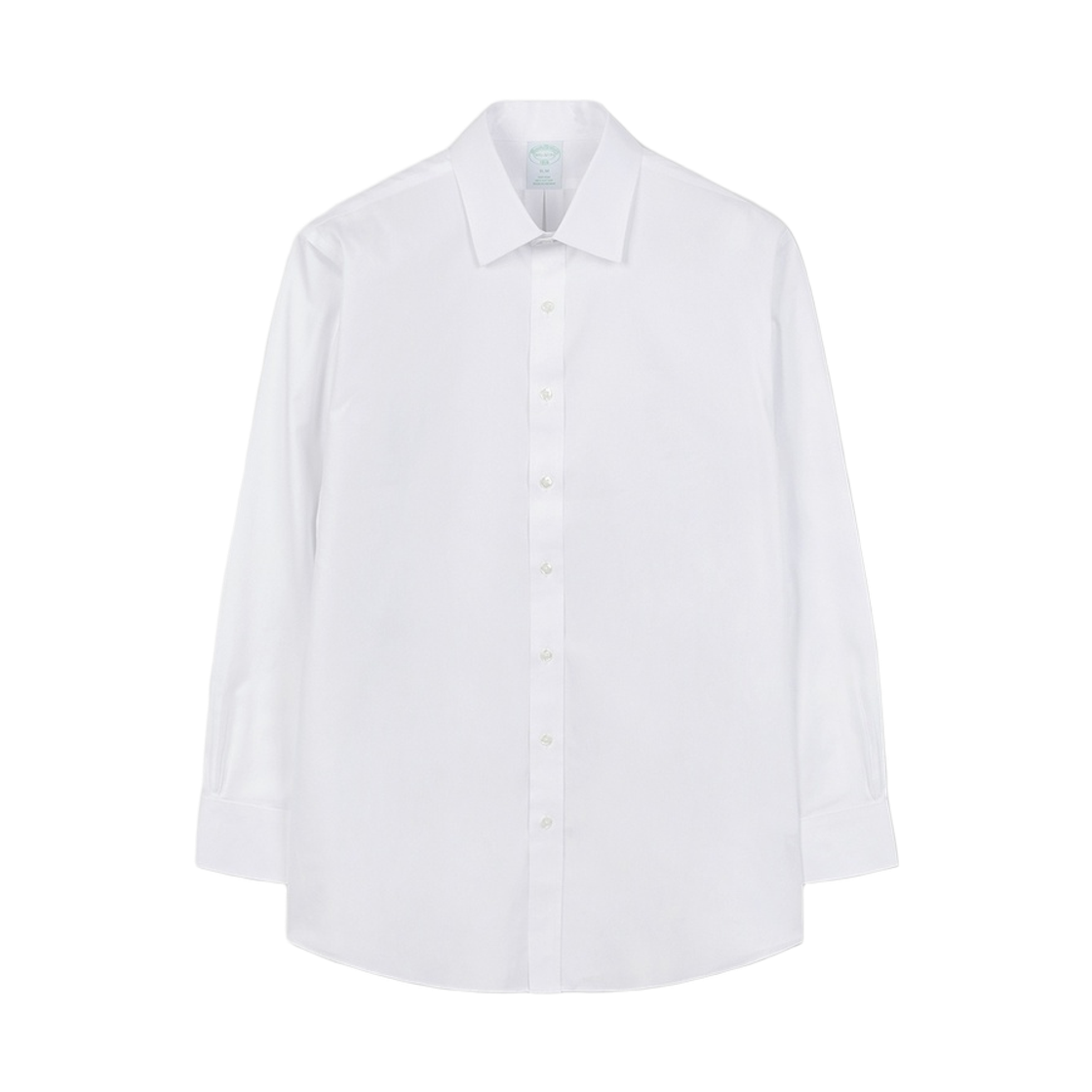 BBTSMFZ521-ZWH BrooksBrothers Non-Iron Ainsley Dress Shirt White