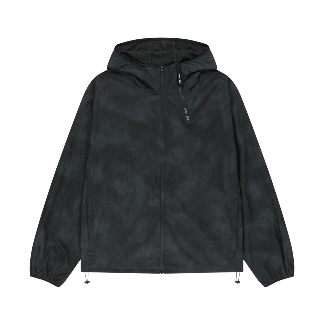 MK2677JP201UBB Matin Kim Matin Pace Reflective Logo Windbreaker in Black