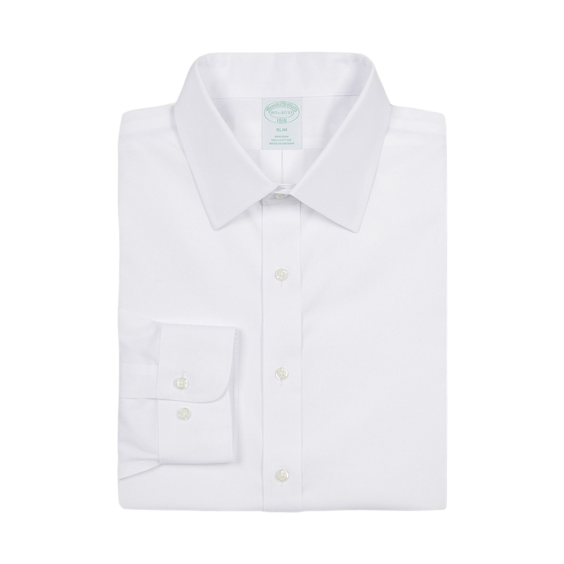브룩스브라더스 논아이론 에인즐리 드레스셔츠 화이트(BrooksBrothers Non-Iron Ainsley Dress Shirt White) - 2