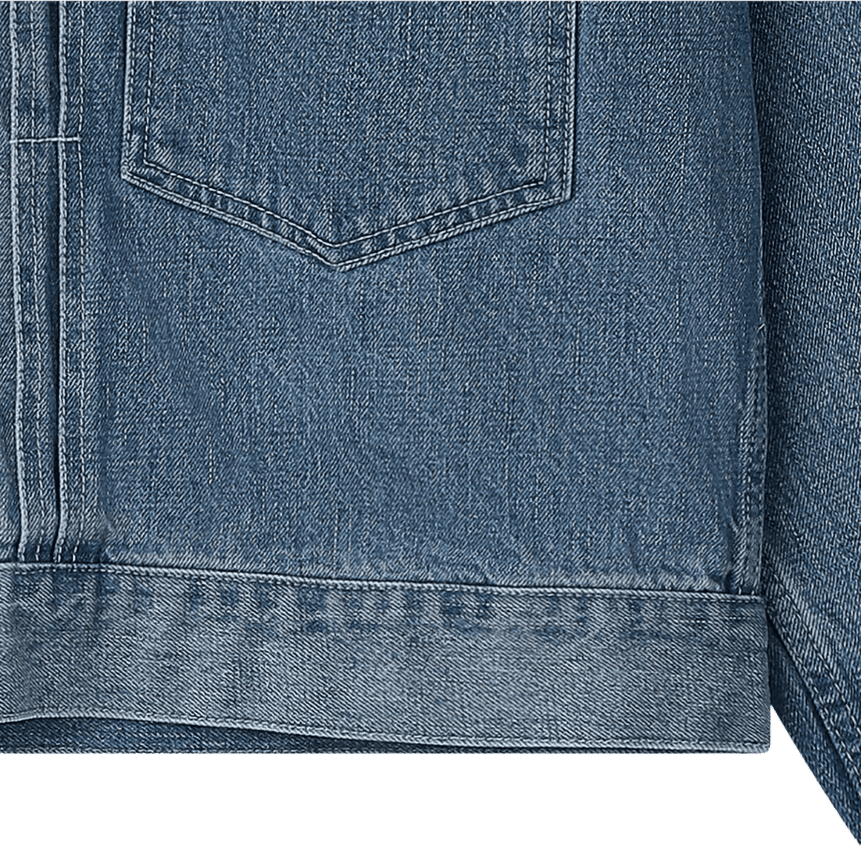 아크릴 데님 박시 자켓 아이스 워시 - 26FW(AKRYL Denim Boxy Jacket Ice Wash - 26FW) - 4
