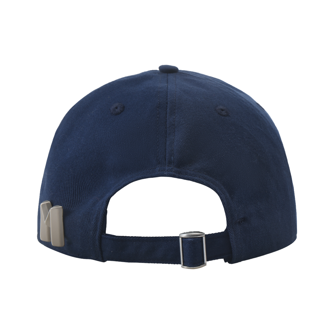마크공 우먼 레터 엠브로이더드 베이스볼 캡 네이비 - 26FW(Markgong Women Letter Embroidered Baseball Cap Navy - 26FW) - 3