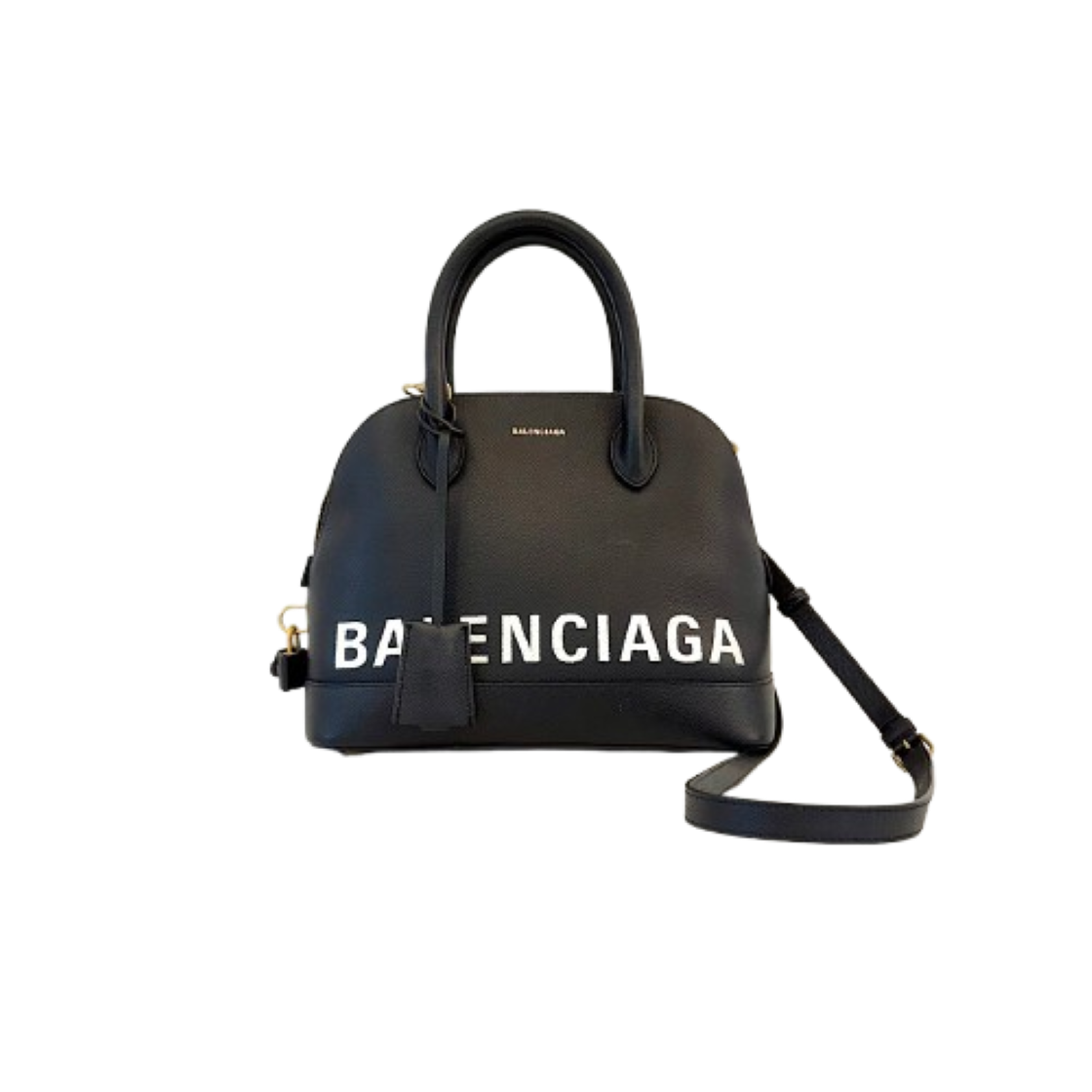 ITIT82R3KI8K Balenciaga Ville Small Top Handle Bag Black
