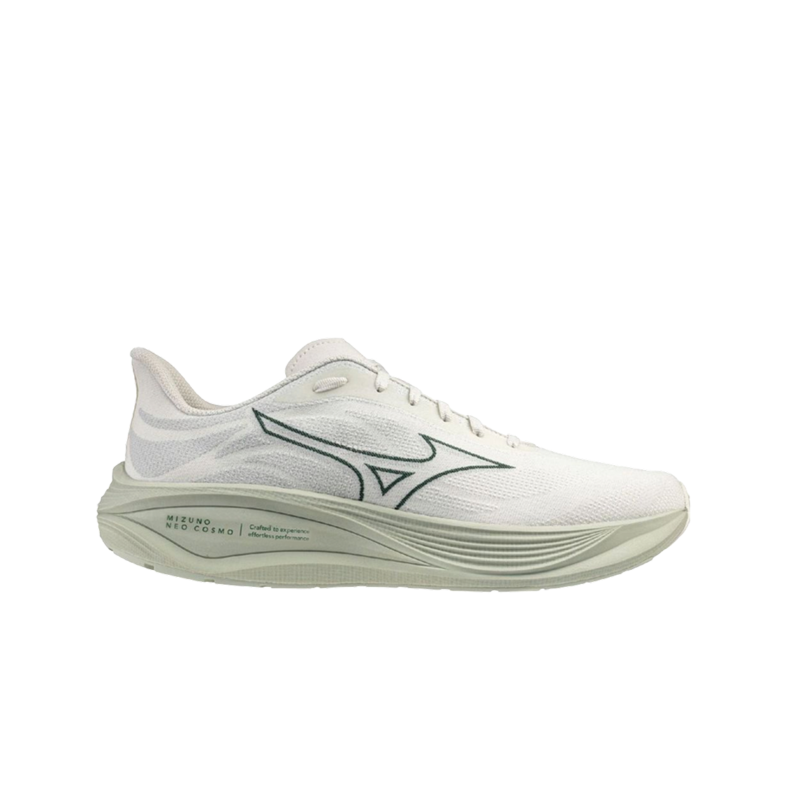 J1GC251332 Mizuno Neo Cosmo Snow White Bistro Green