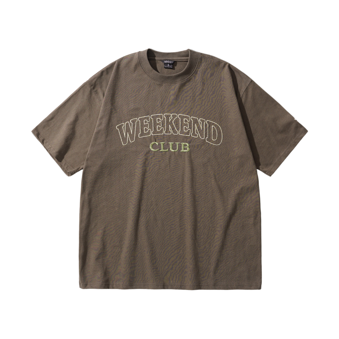 더블유브이프로젝트 브림리 반팔티셔츠 브라운 JUST7867(WV PROJECT Brimley Short Sleeve Brown JUST7867)