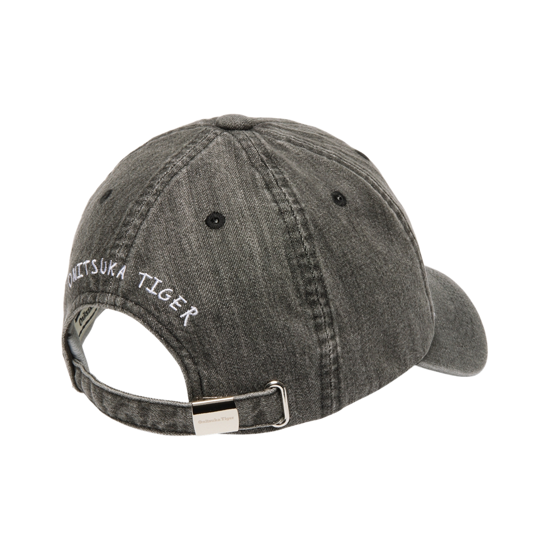 오니츠카 타이거 워시드 데님 캡 차콜(Onitsuka Tiger Washed Denim Cap Charcoal) - 2