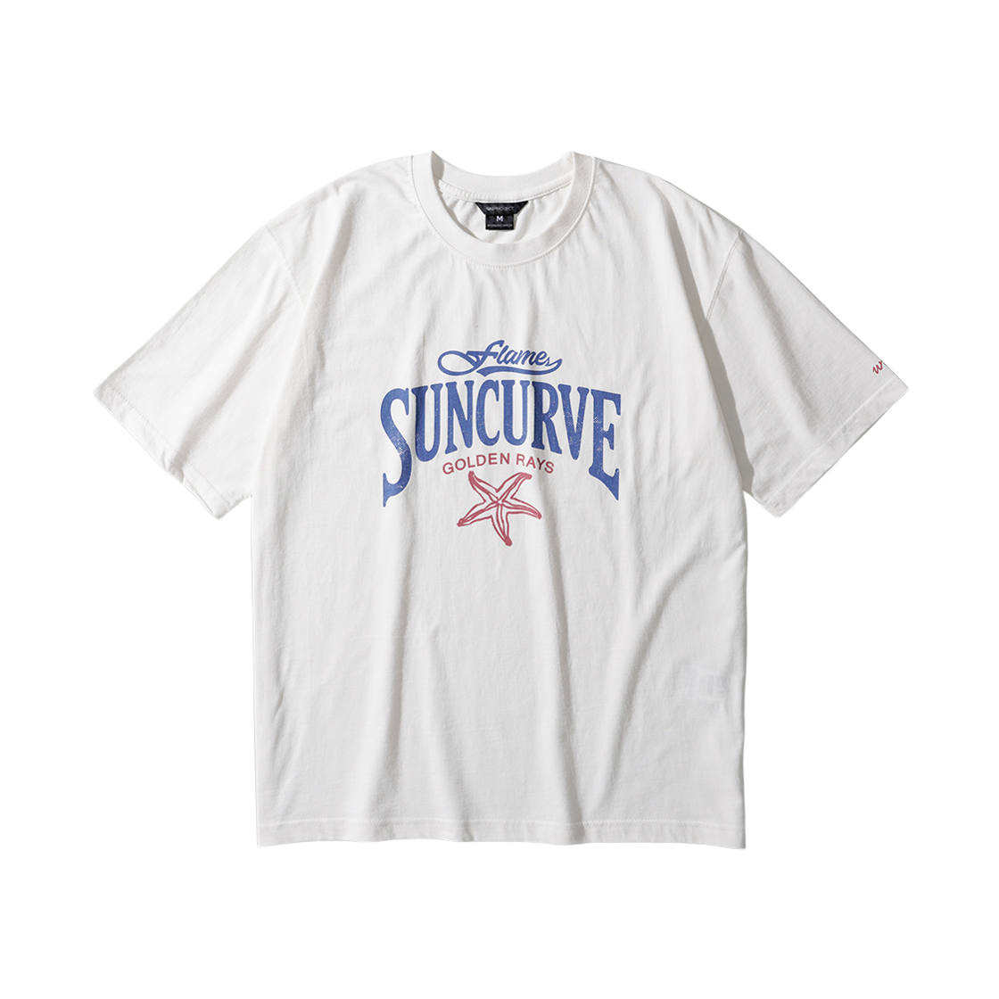 더블유브이프로젝트 썬커브 반팔티셔츠 아이보리 JIST7863(WV PROJECT Suncurve Short Sleeve Ivory JIST7863)