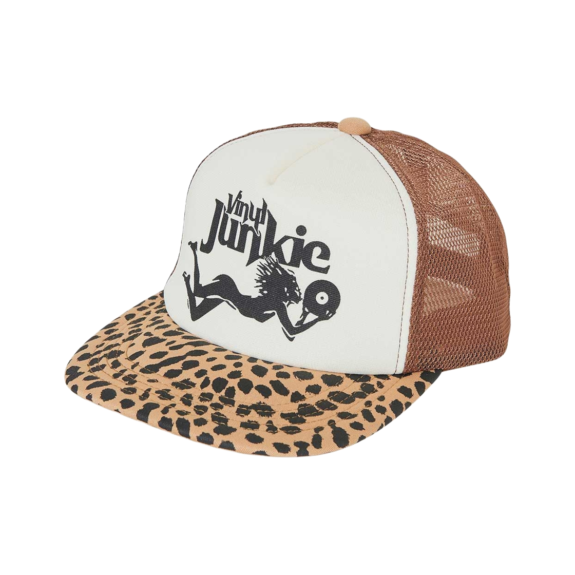 02263QH07 Hysteric Glamour Vinyl Junkie Mesh Cap Brown