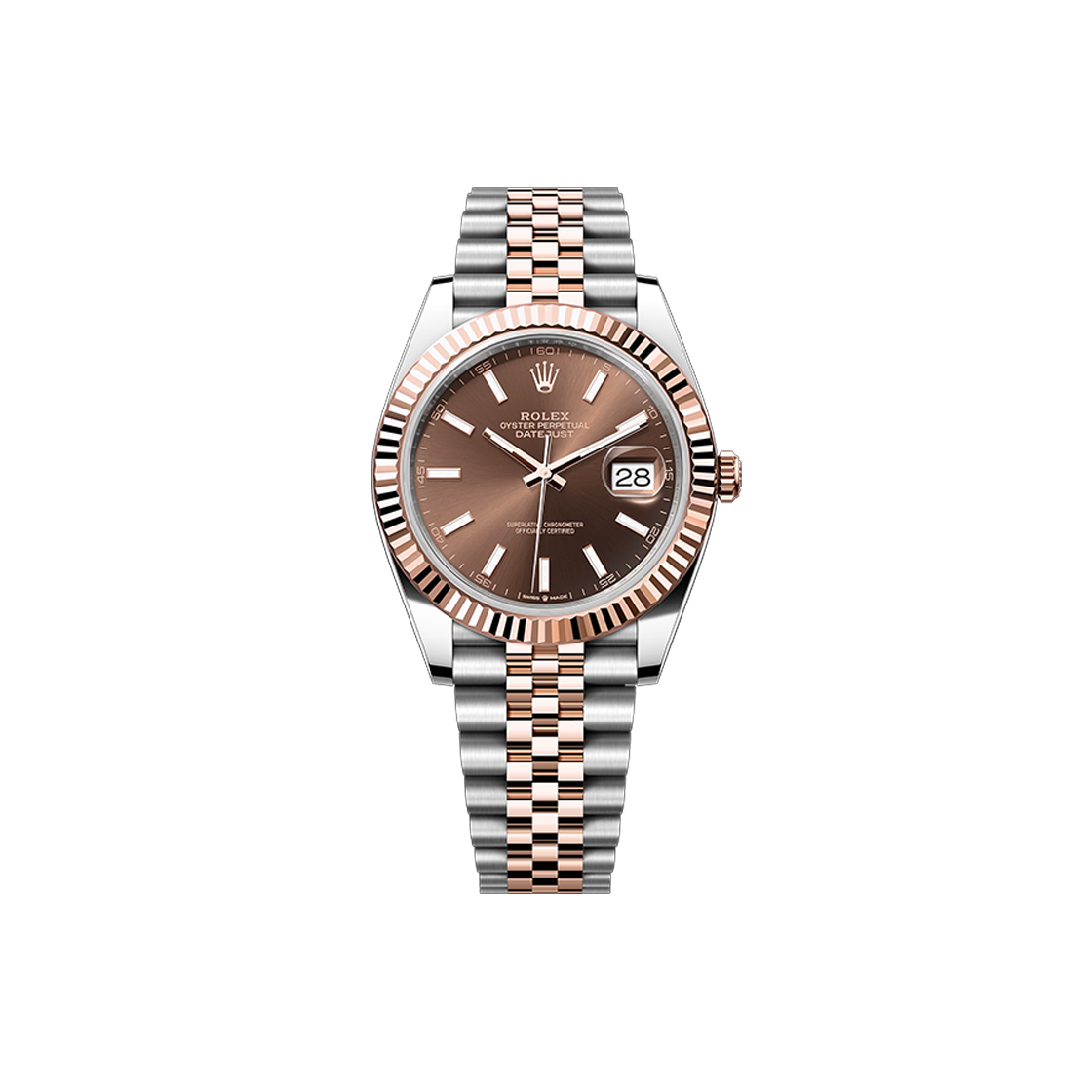 IT8W5EISSLPJ Rolex Datejust 41 - 126331 Chocolate Bar Jubilee No. 8383