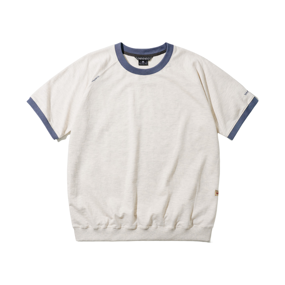 MJST7788_oatmeal_29 WV PROJECT Colorblock Short Sleeve T-shirt Oatmeal MJST7788