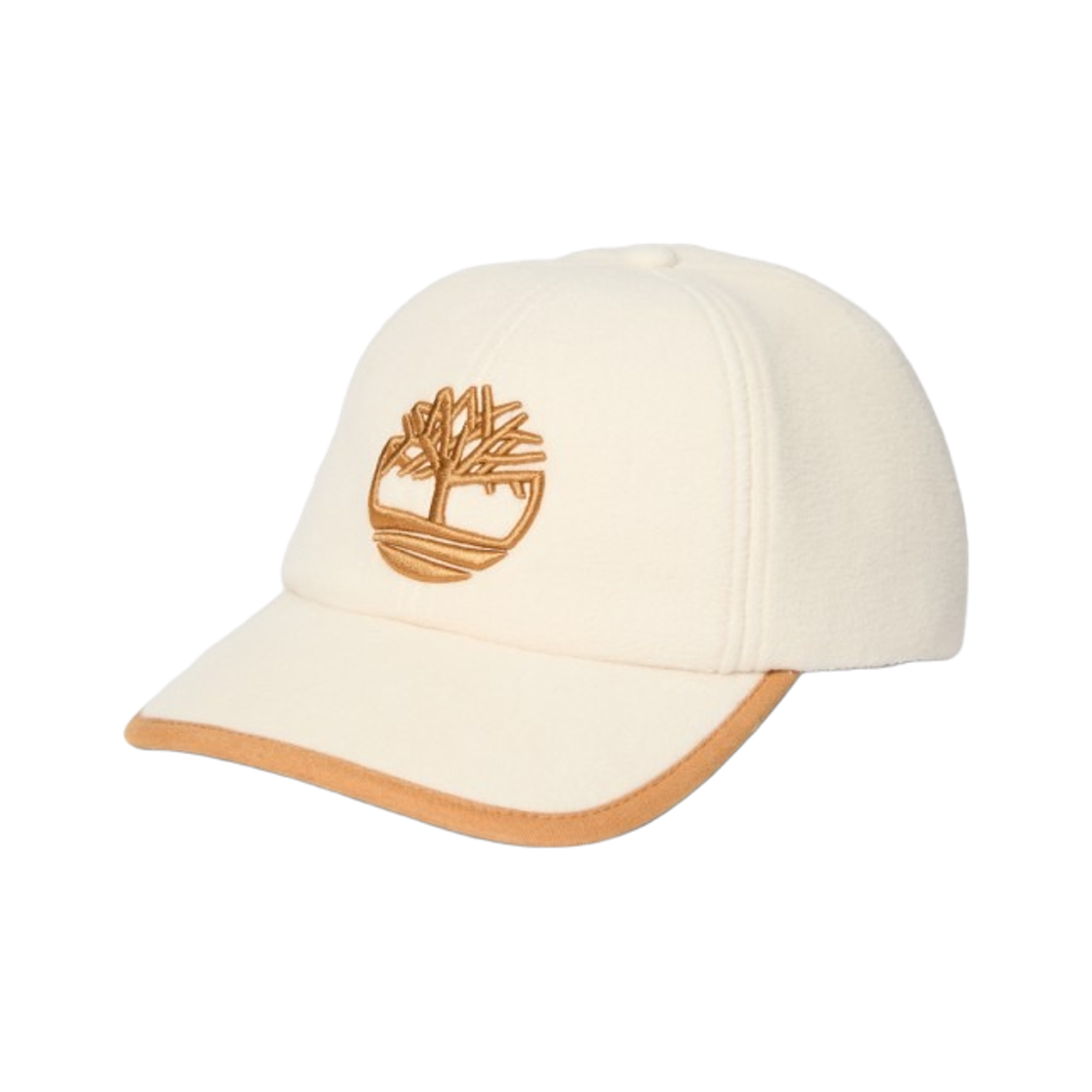 팀버랜드 트리 로고 플리스 베이스볼 캡 아이보리(Timberland Tree Logo Fleece Baseball Cap Ivory)