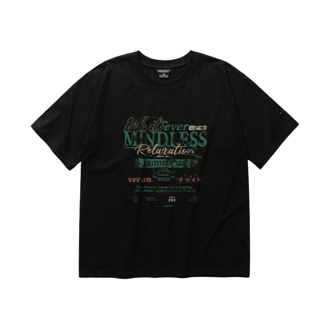 MJST7798_black_29 WV PROJECT Relaxation Short Sleeve T-shirt Black MJST7798
