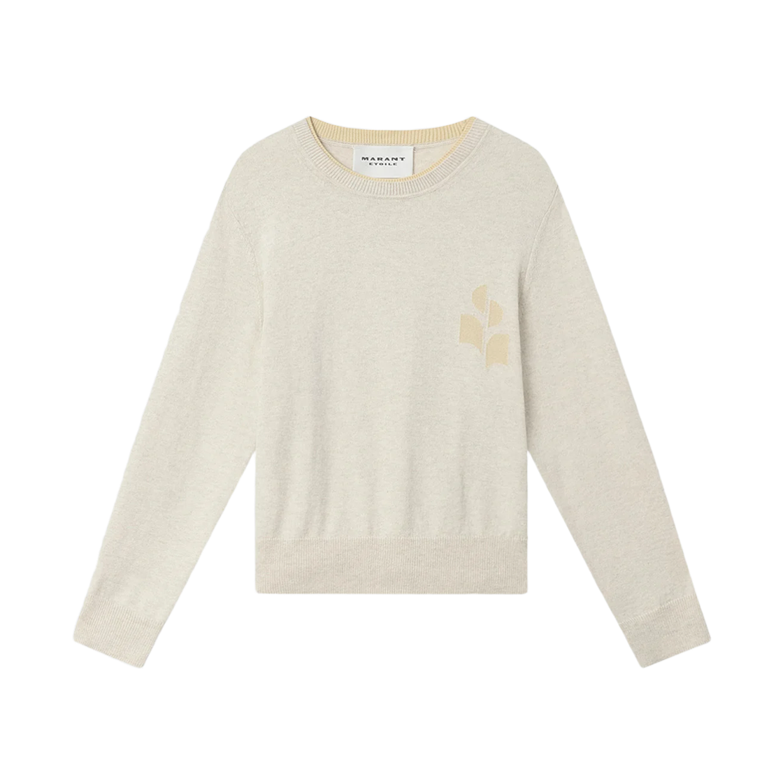 PU0858FA D1L16E LGLY [25% 쿠폰] (W) Isabel Marant Lanta Knit Light Grey Light Yellow - 26SS
