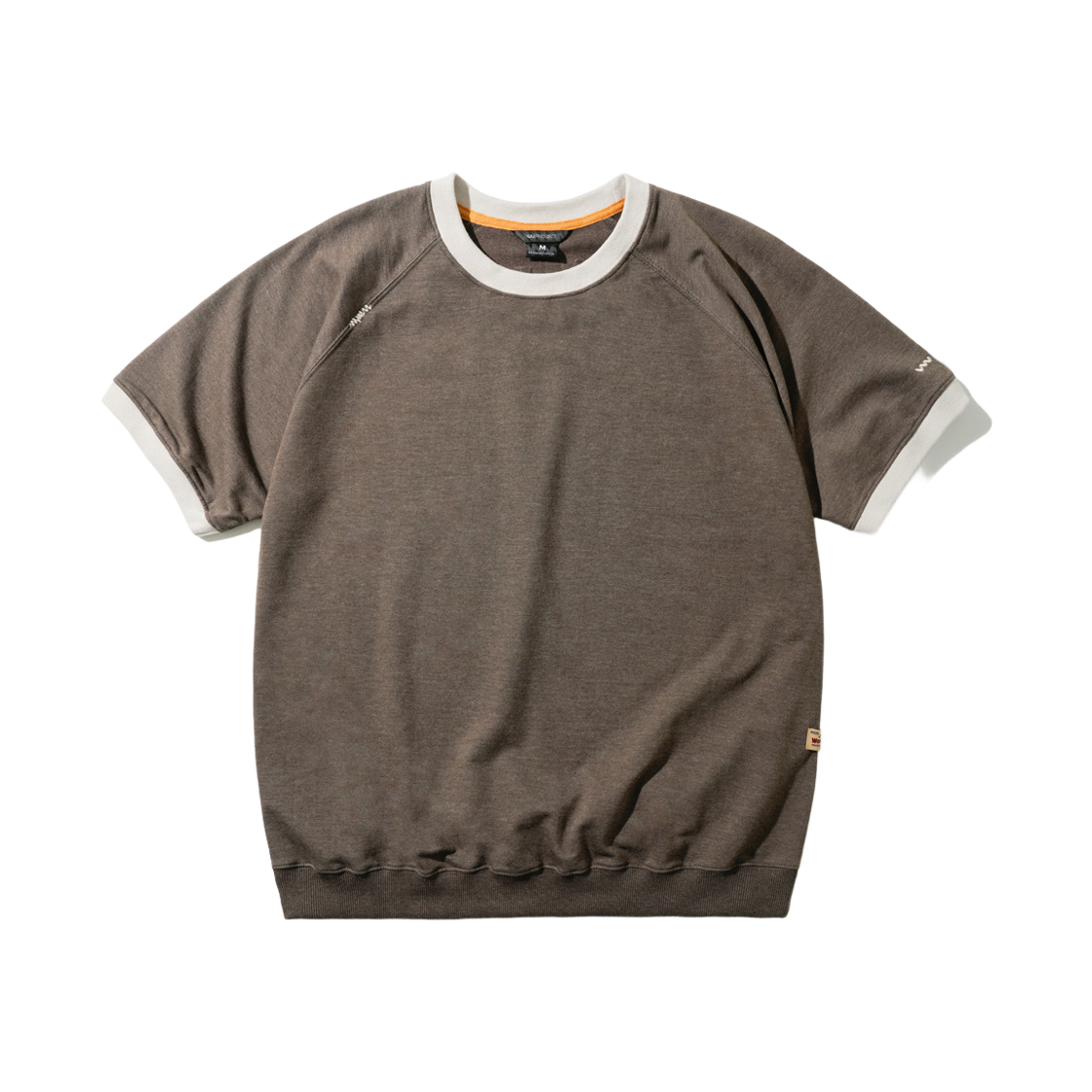 더블유브이프로젝트 컬러블록 반팔티셔츠 모카브라운 MJST7788(WV PROJECT Colorblock Short Sleeve T-shirt Mochabrown MJST7788)