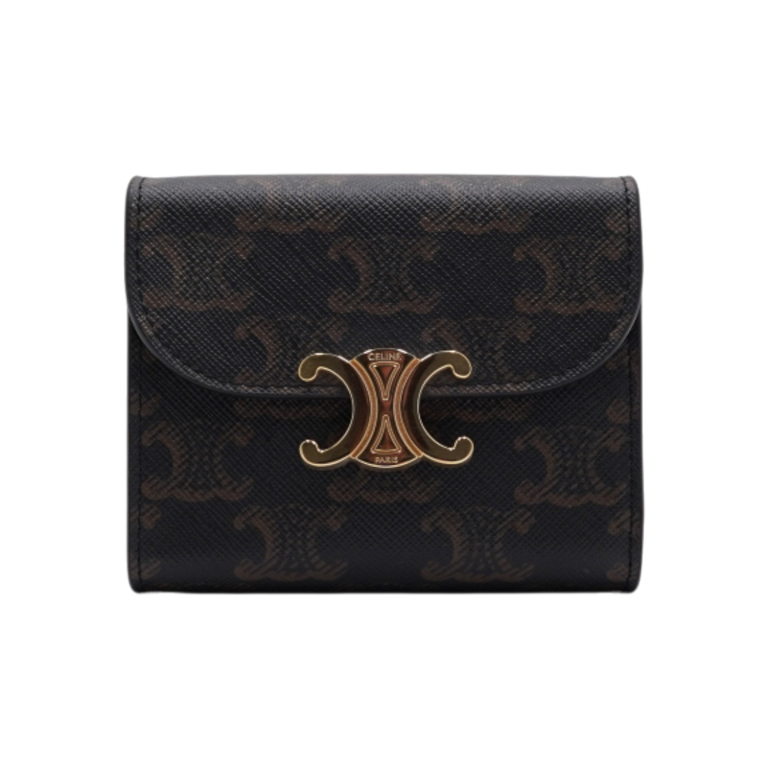 ITSJ2LT34LNA Celine Triope Canvas Small Wallet