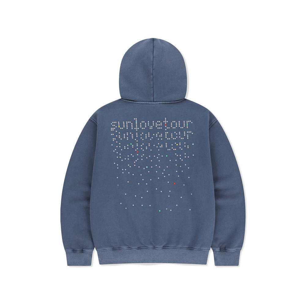 [5% 적립] 썬러브투어 닷츠 브러쉬드 후디 라이트 네이비([5% 적립] sunlovetour Dots Brushed Hoodie Light Navy) - 2