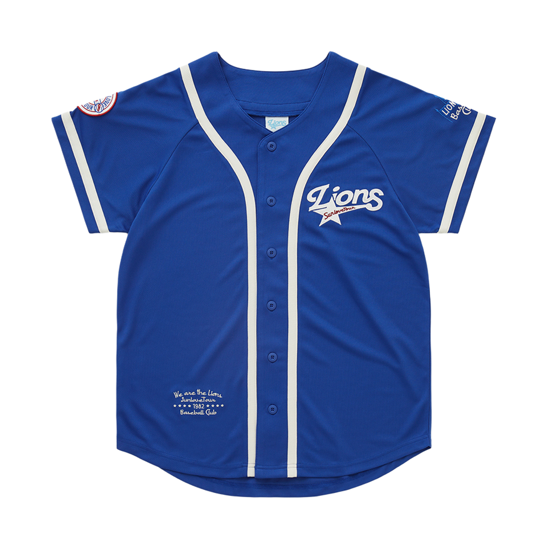 - Samsung Lions x Sunlove Baseball Shirt Blue (Non Marking Ver.)