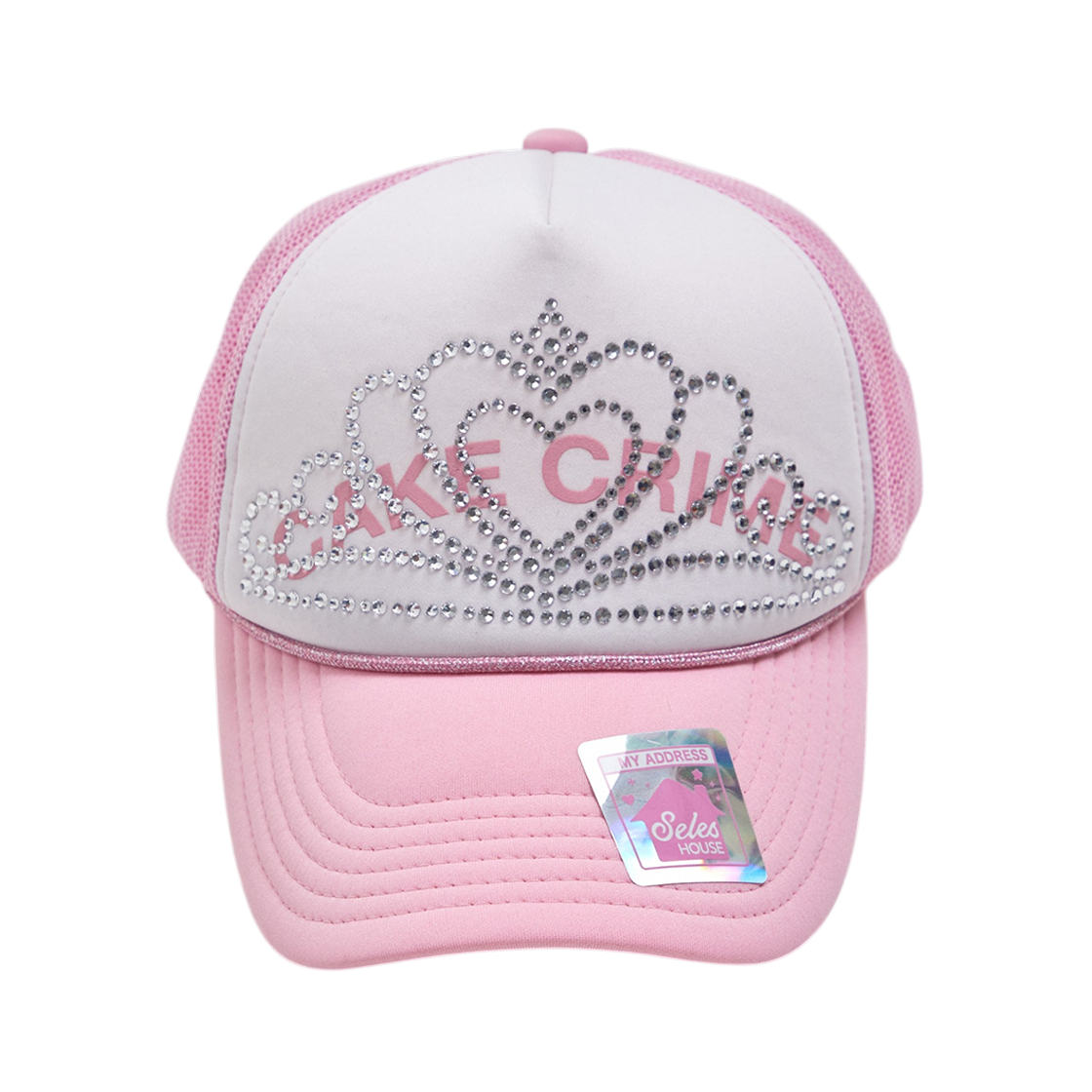SH26SS-CP001PK SELES HOUSE Tiara Trucker Cap - Pink
