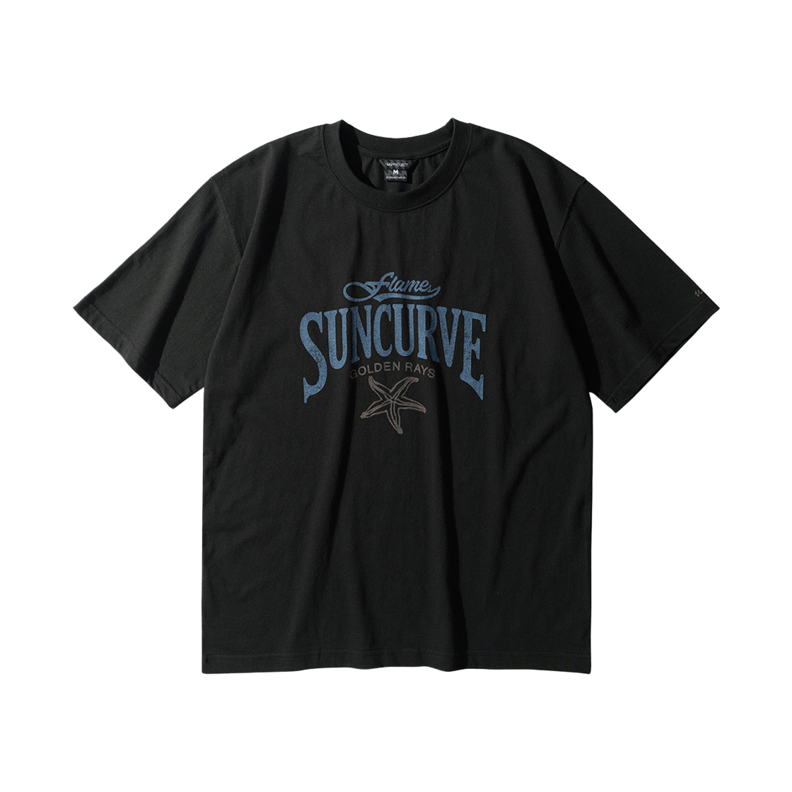 더블유브이프로젝트 썬커브 반팔티셔츠 블랙 JIST7863(WV PROJECT Suncurve Short Sleeve Black JIST7863)
