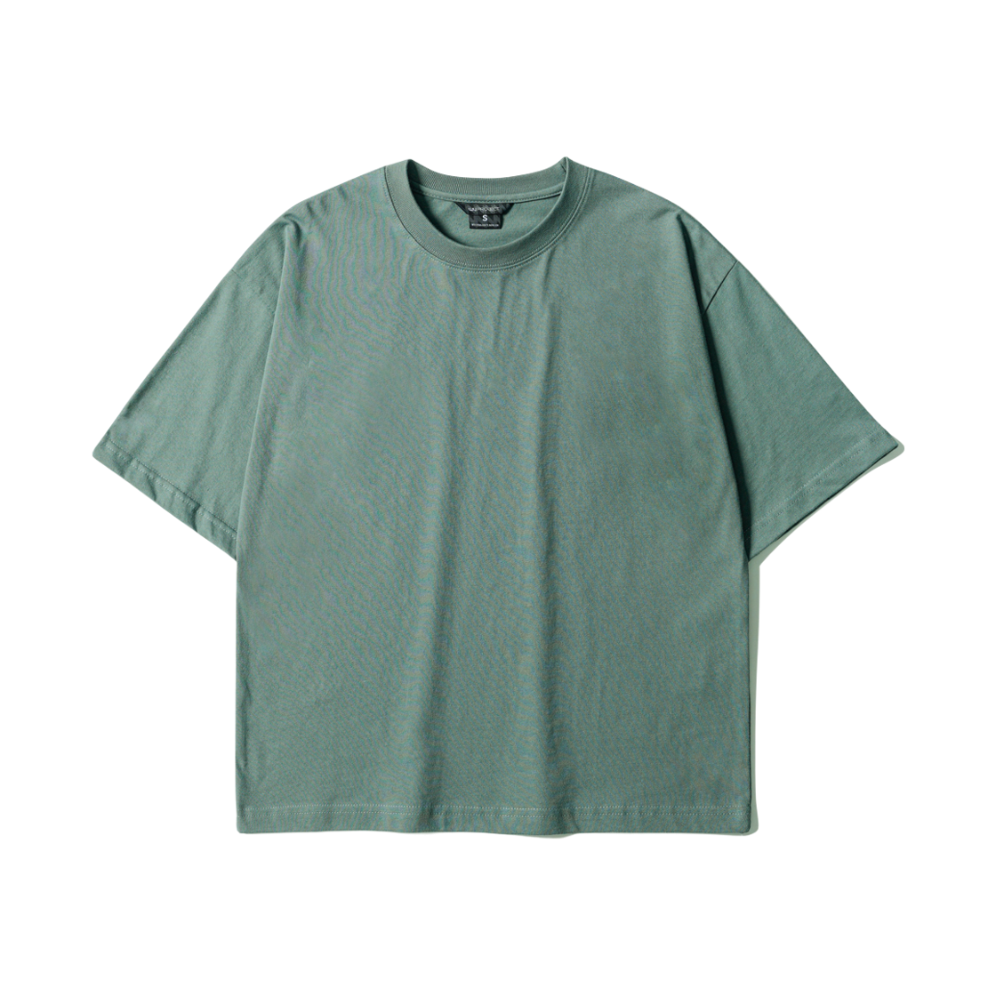 더블유브이프로젝트 박시 크롭 반팔티셔츠 세이지그린 MMST7858(WV PROJECT Boxy Crop Short Sleeve Sagegreen MMST7858) - 1